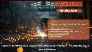 Welder using welding rod on steel structure Different types of welding rods arranged on table Close-up of welding rod during arc welding process Welding rods for mild steel, stainless steel, and cast iron Industrial worker welding with welding rod in factory Welding electrode pack labeled with specifications Electric arc created with welding rod Comparison of welding rods for various applications Welder repairing machinery with welding rod Welding rods stacked for industrial use