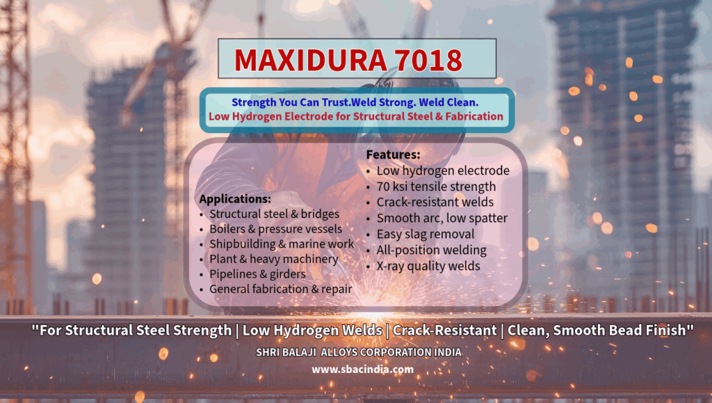MAXIDURA 7018 Low Hydrogen Welding Electrode: The Ultimate Choice for Structural Steel