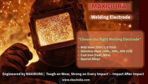 Welding electrode creating a strong, clean joint on stainless steel surface Close-up of welding electrode producing smooth arc and minimal spatter Different types of welding electrodes arranged for industrial welding applications Welder using welding electrode to join mild steel structural components Welding electrode with flux coating for corrosion-resistant and durable welds Assorted welding electrode rods for stainless steel, mild steel, and cast iron Industrial maintenance work using welding electrode on heavy machinery parts