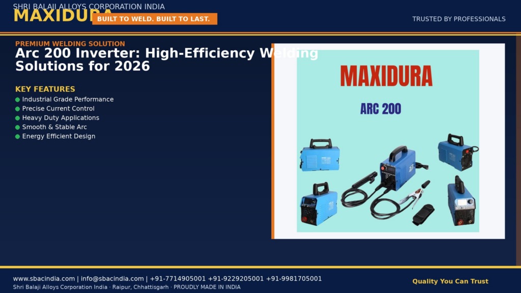 Arc 200 Inverter: High-Efficiency Welding Solutions for 2026