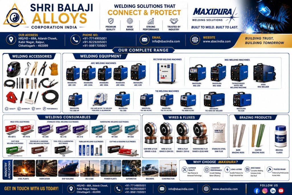 Industrial welding equipment and consumables by MAXIDURA